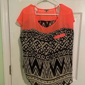 Bright on the town shirt